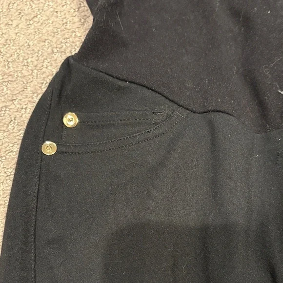 Pea in a Pod maternity leggings in black size XS for work back pockets - Picture 5 of 7